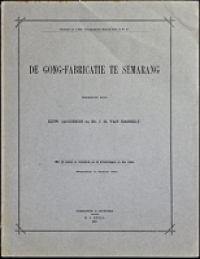 Image of De gong-fabricatie te Semarang